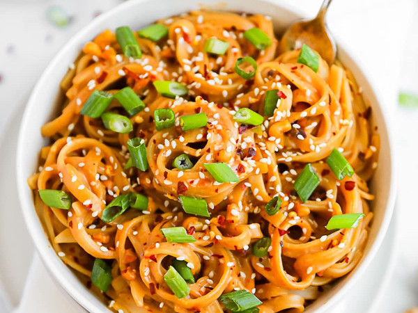 Spiced Thai Noodles with Peanut Sauce