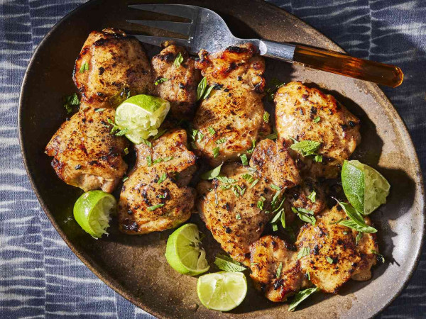 Thai Chicken Thighs in the Oven