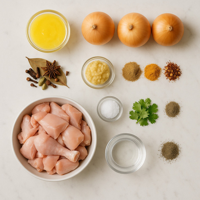 Festive Wedding Pot Curry ingredients