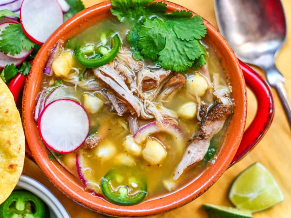 Green Posole with Tomatillos by Big Pappy