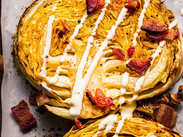 Bacon and Cabbage Steaks