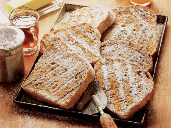 Toasted Cinnamon Bread on the Grill