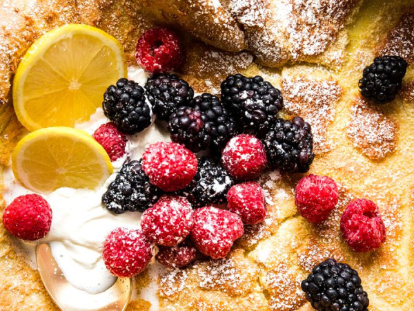 Earl Grey Infused Dutch Baby Pancake