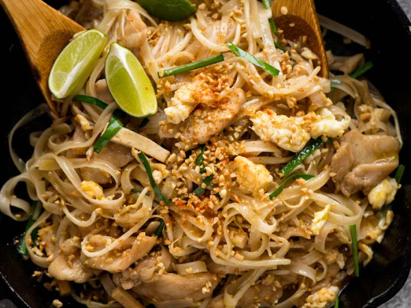 Pad Thai with Chicken, No Soy Added