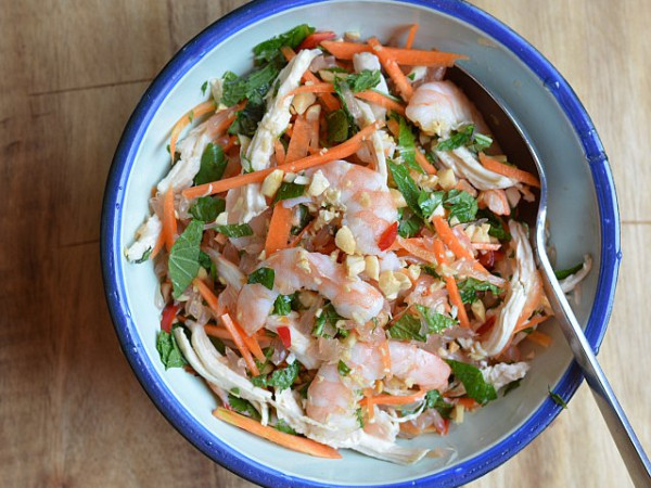 Pomelo and Vermicelli Salad