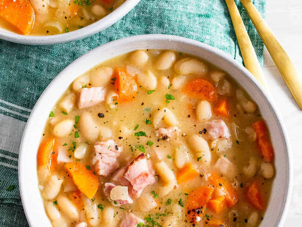 Spiral Ham and Lima Bean Soup for the Holidays