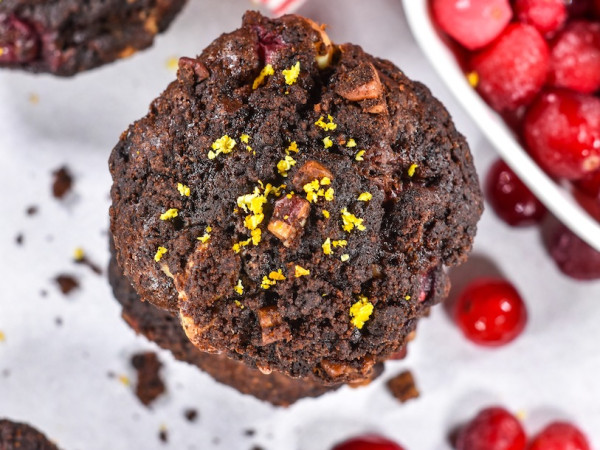 Cranberry-Infused Chocolate Orange Muffins