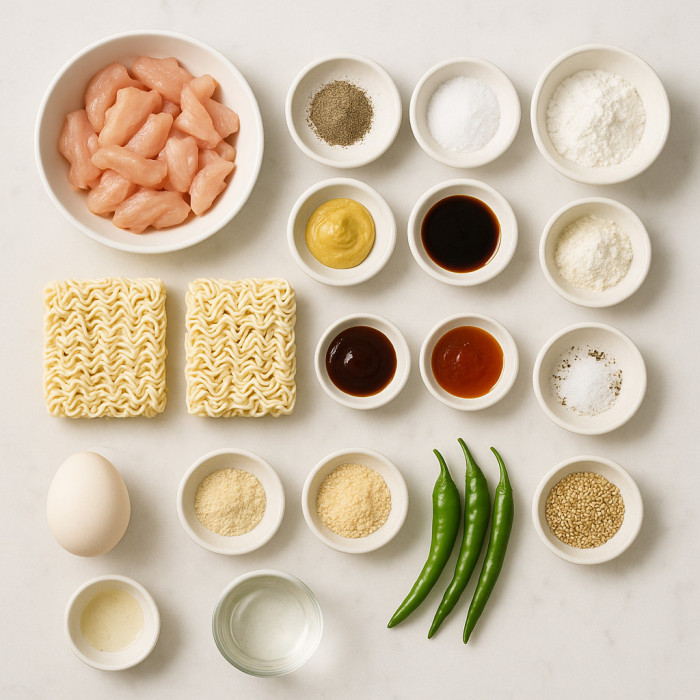 Kickin' Chicken Noodle Meal ingredients