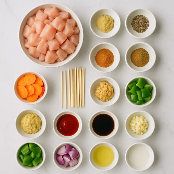 Skewered Chicken Delight ingredients