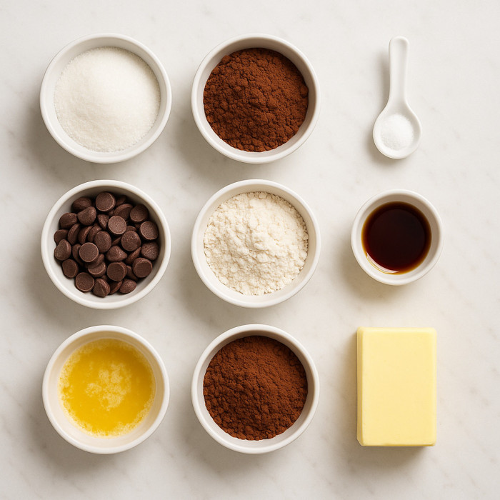 Chocolate Lovers' Brownies ingredients
