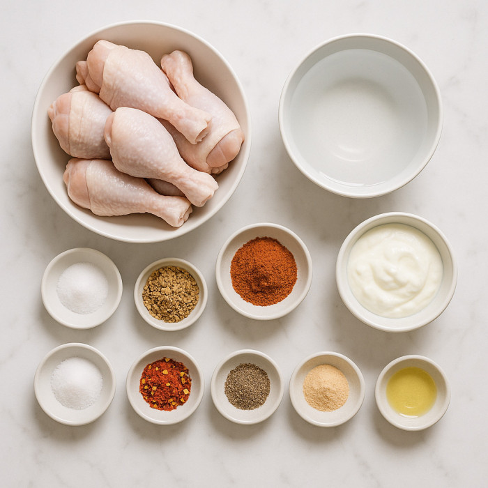 Tender Chicken Drumsticks on the Grill ingredients