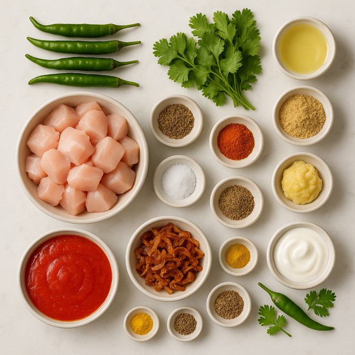 Rich Chicken and Vegetable Stew ingredients