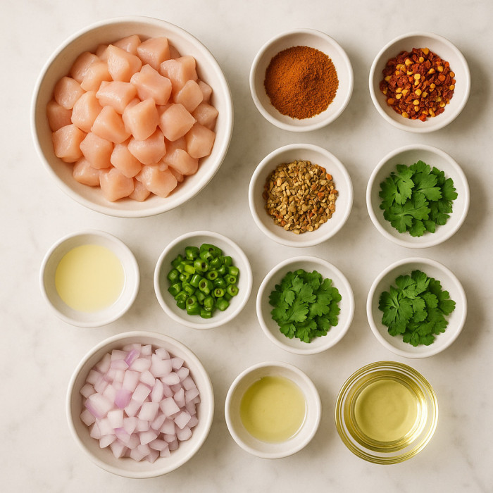 Kickin' Chicken Fritters ingredients