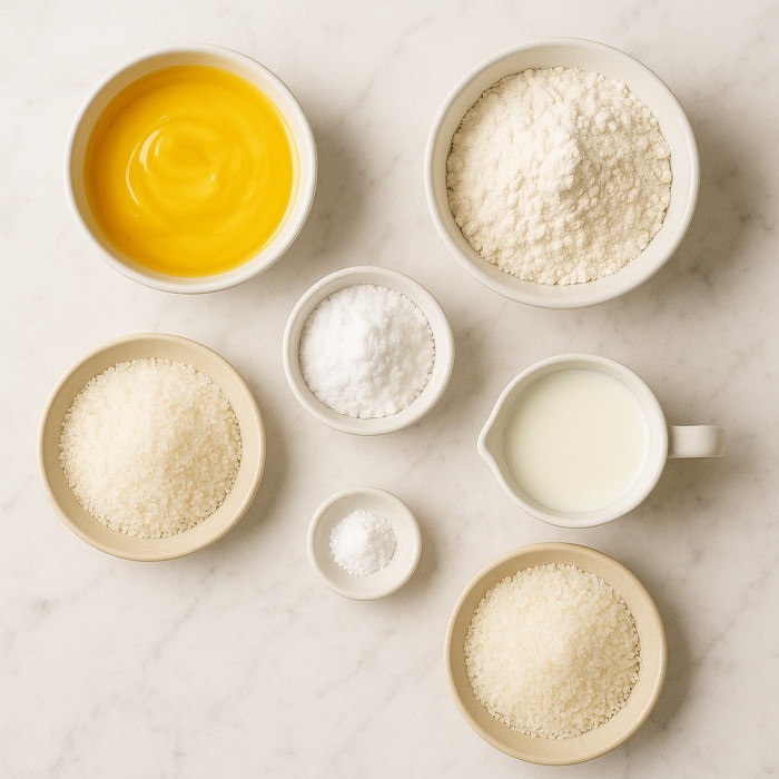 Crunchy Coconut Treats ingredients