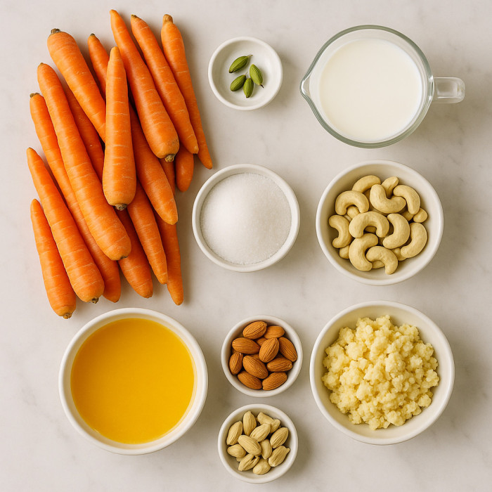 Tasty Carrot Creation ingredients