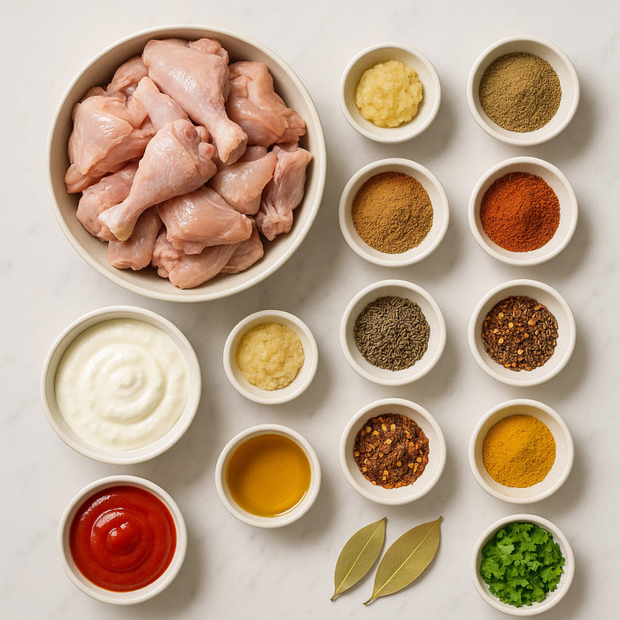 Crispy Tangy Chicken Fry ingredients