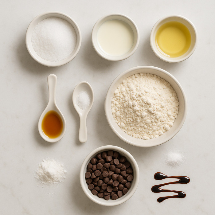 Chocolate Chip Breakfast Cakes ingredients