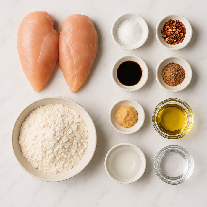 Crispy Chicken Pieces ingredients