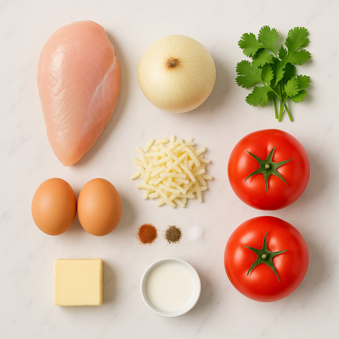 Chicken and Potato Dish ingredients