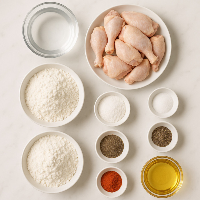 Southern Style Fried Chicken ingredients