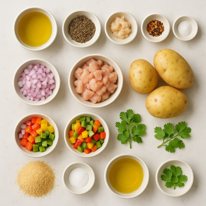 Potato Cutlets ingredients