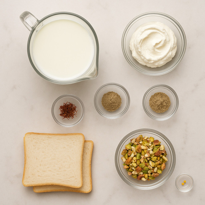 Tasty Ras Malai Mousse ingredients