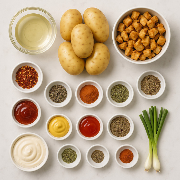 Fries with Chicken Layer ingredients